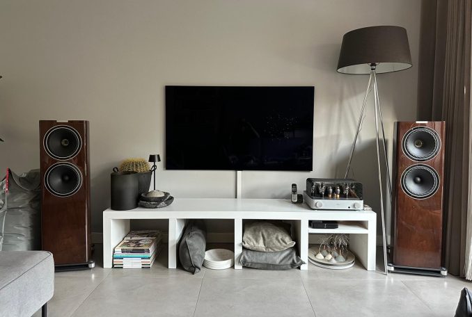 Massief eiken TV meubel